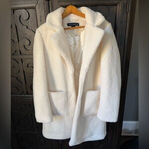 NWOT French Connection Winter White Coat